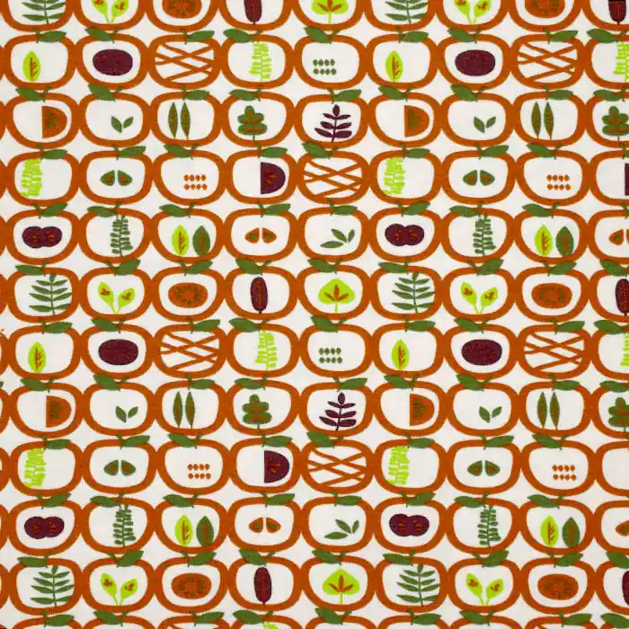 Kostenfreie Lieferung Jersey, Baumwolle, Obst, 25831-10, orange-grün