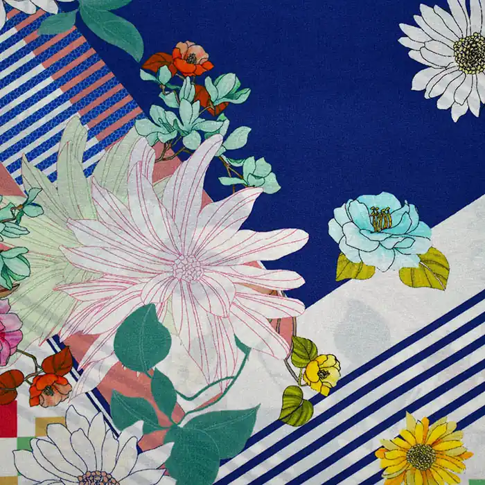 Limited Edition Jersey, Viskose, floral, 25804-06