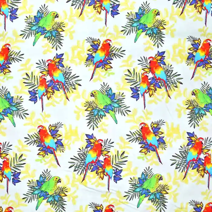 Rabatt Satin, Baumwolle, Tiere, 21352-1