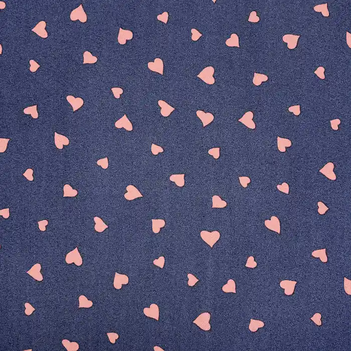 Sonderaktion Chambray, Herzen, 22521-25, rosa