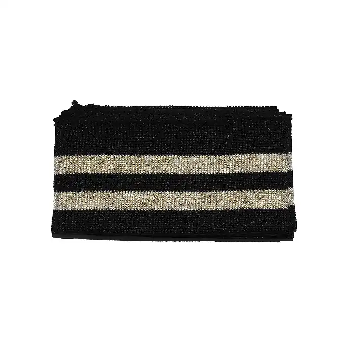 Sichere Zahlung Bündchen, 50 mm, 23157-210, gold-schwarz