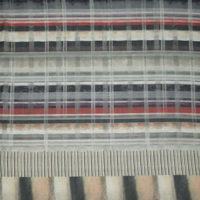 Wolle für Mäntel, geometrisch, 22018-11, rot Original