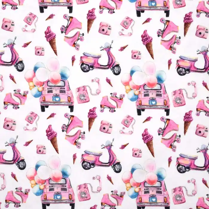 Handgefertigt Jersey, Baumwolle, digital, für Kinder, 25578-02