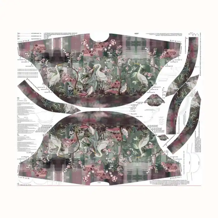 Rabatt Sweatshirtstoff für Poncho, digital, Tiere, 25532