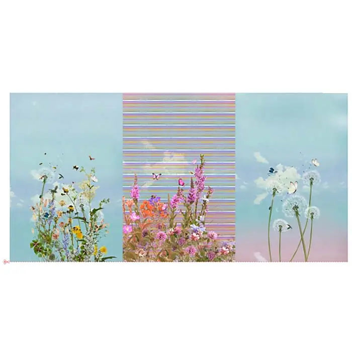 Beliebt Jersey, Baumwolle, digital, floral, 25586