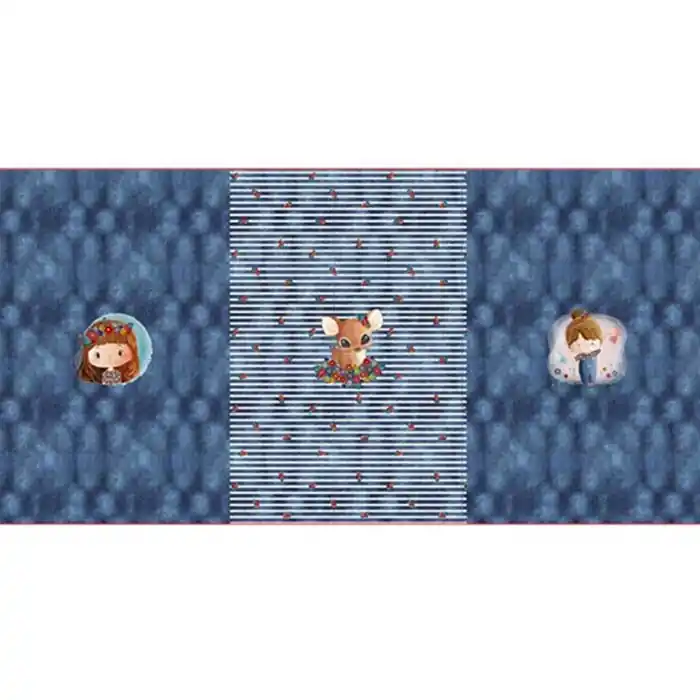 Kostenloser Rückversand Sweatshirtstoff, digital, für Kinder, 25282-15