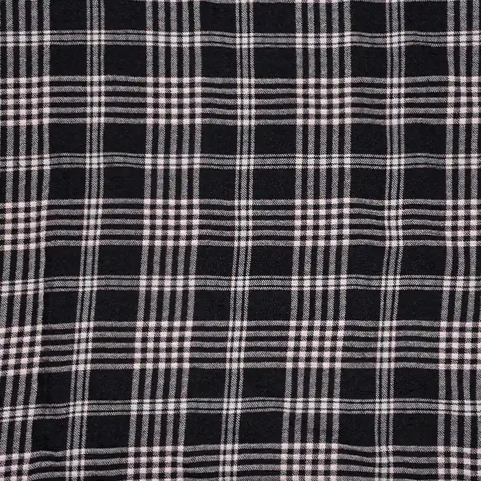 Top-Qualität Gewebe, Viskose, Karomuster, 21971-113