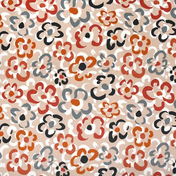 Samt, Baumwolle, floral, 23543-008 Kostenloser Versand