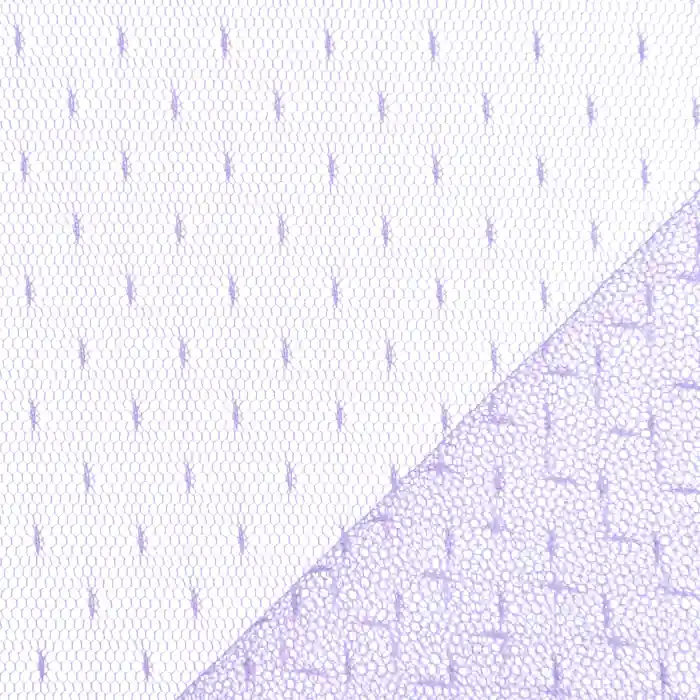 Netzstoff, dehnbar, Punkte, 19002-22, violett Zertifiziert