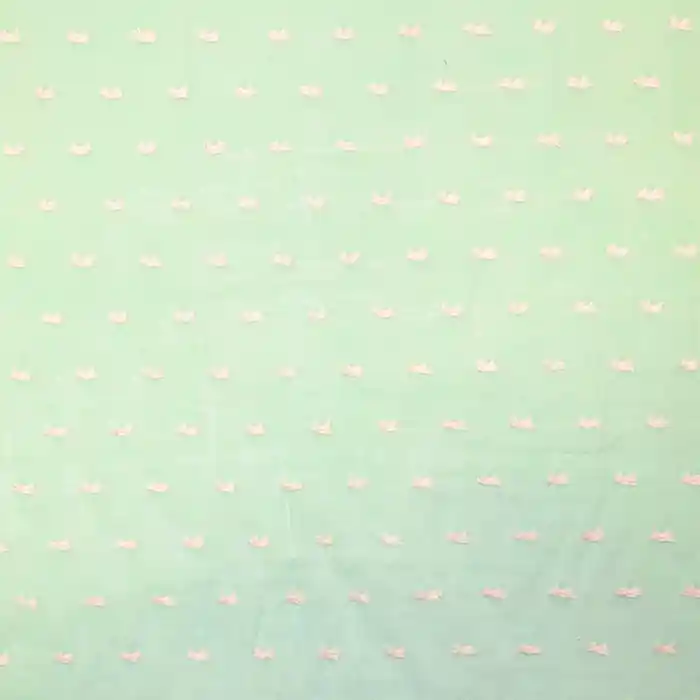 Kostenloser Rückversand Baumwolle, dünn, Punkte, 17960-001, mintgrün