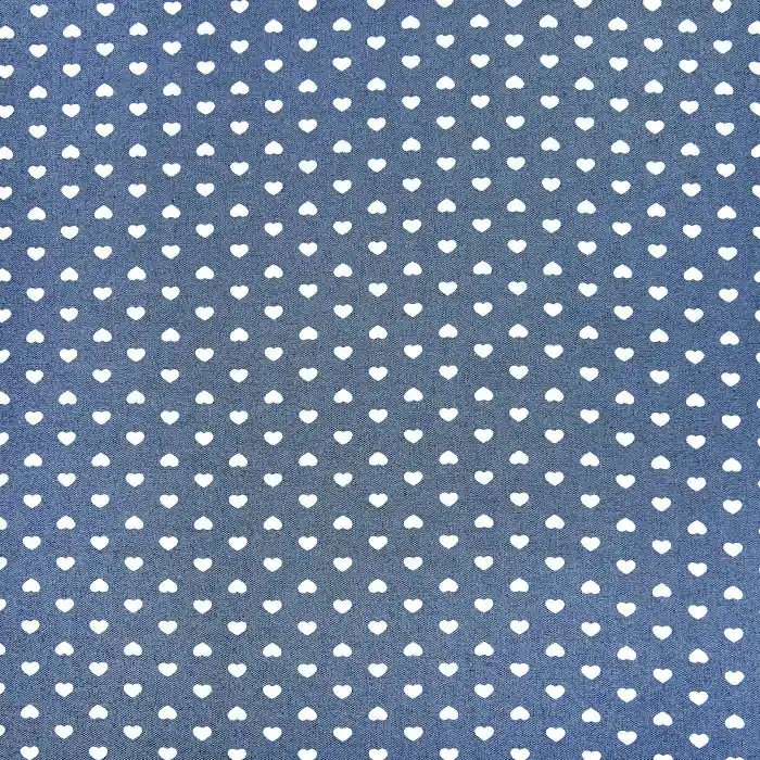 Versand Am Gleichen Tag Chambray, Herzen, 22521-29, hellblau