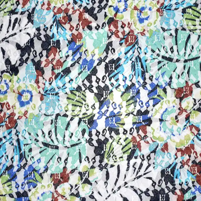 Limited Edition Spitze, dehnbar, floral, 21776-136