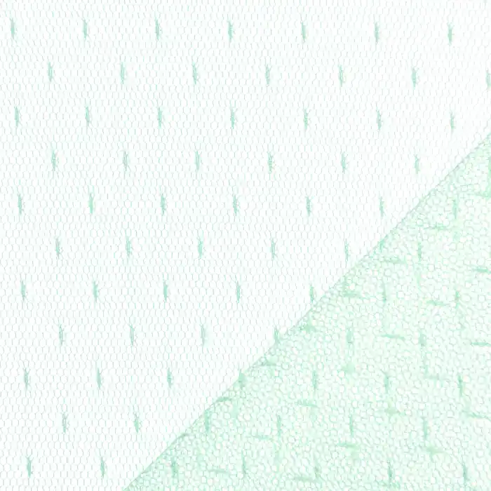 Netzstoff, dehnbar, Punkte, 19002-60, mintgrün Billig