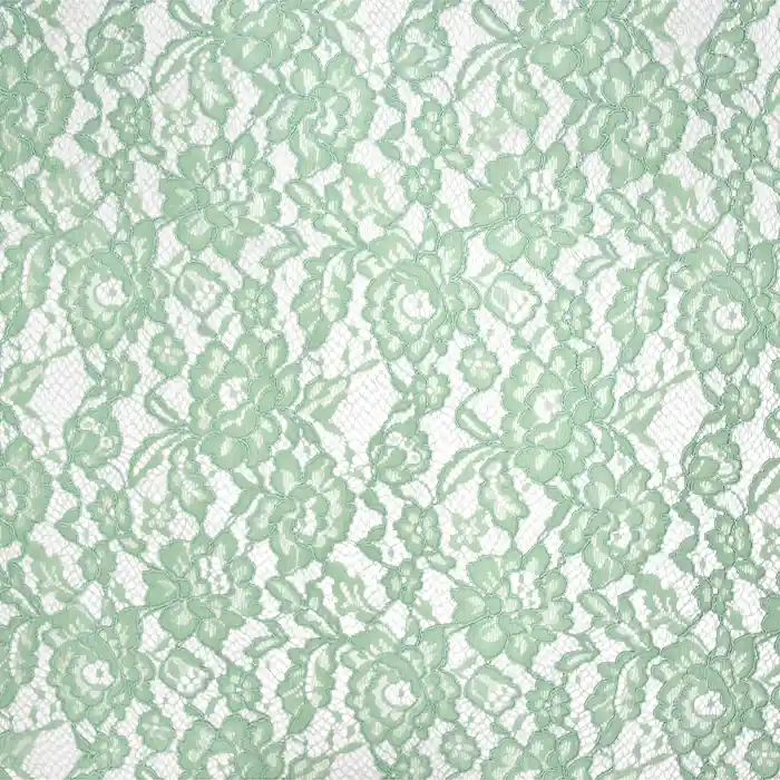 Neuheit Spitze, floral, 21638-3, mint