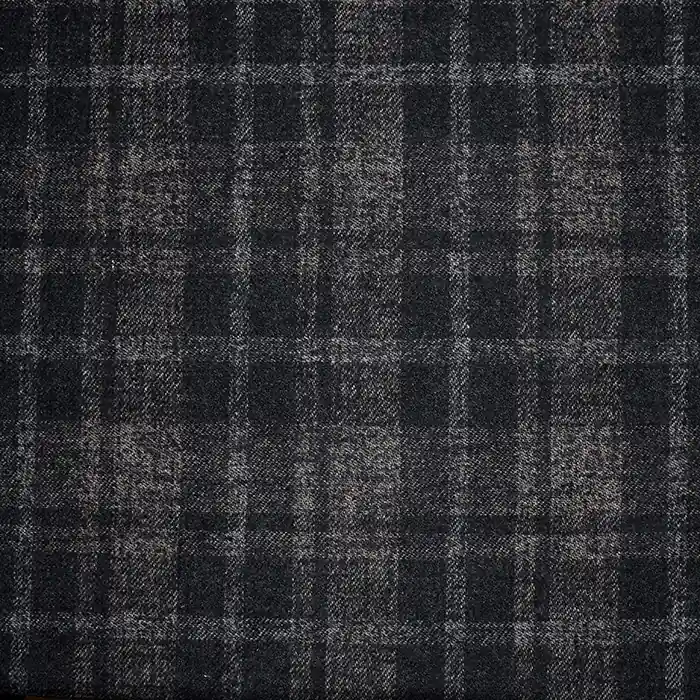 Mantelwolle, Karo, 20136-60, schwarz-braun Bestpreis