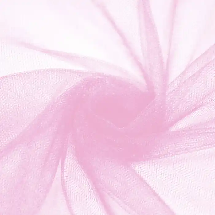 Sichere Zahlung Tüll, weich, glänzend, 20189-1530, hellrosa