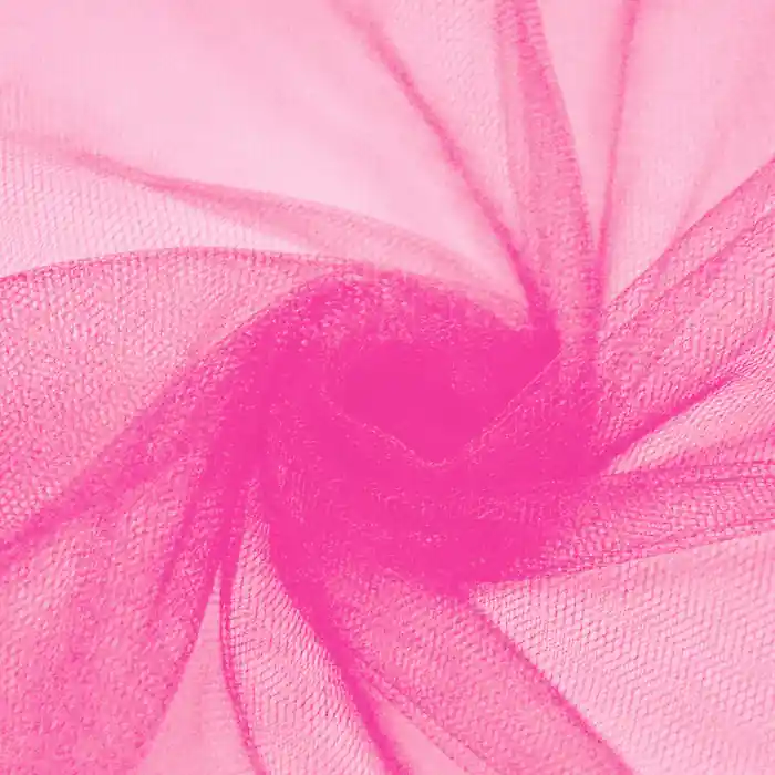 Tüll, weich, glänzend, 20189-10729, rosa Versand Am Gleichen Tag