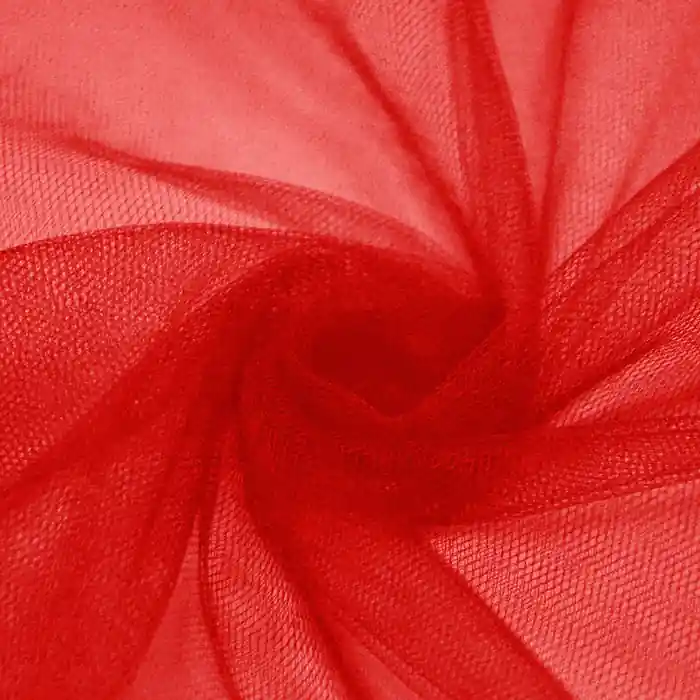 Sofort Bestellen Tüll, weich, glänzend, 20189-13137, rot