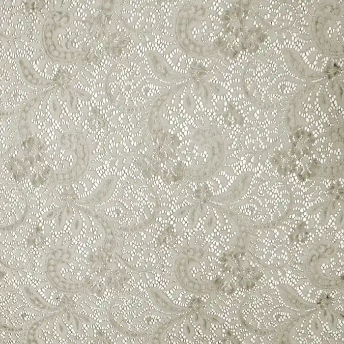 Begrenztes Angebot Spitze, elastisch, Ornament, 19725-052, beige