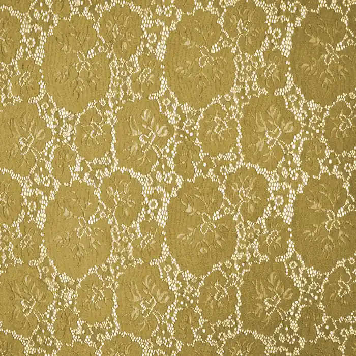 Jetzt Zugreifen Spitze, elastisch, floral, 19726-037, gelb