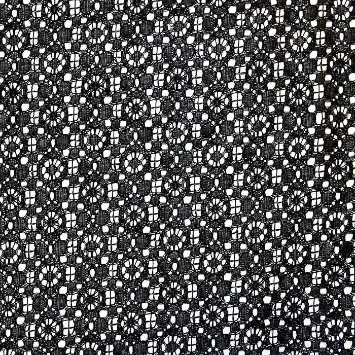 Spitze, geometrisch, 18128-7, schwarz Super-Preis