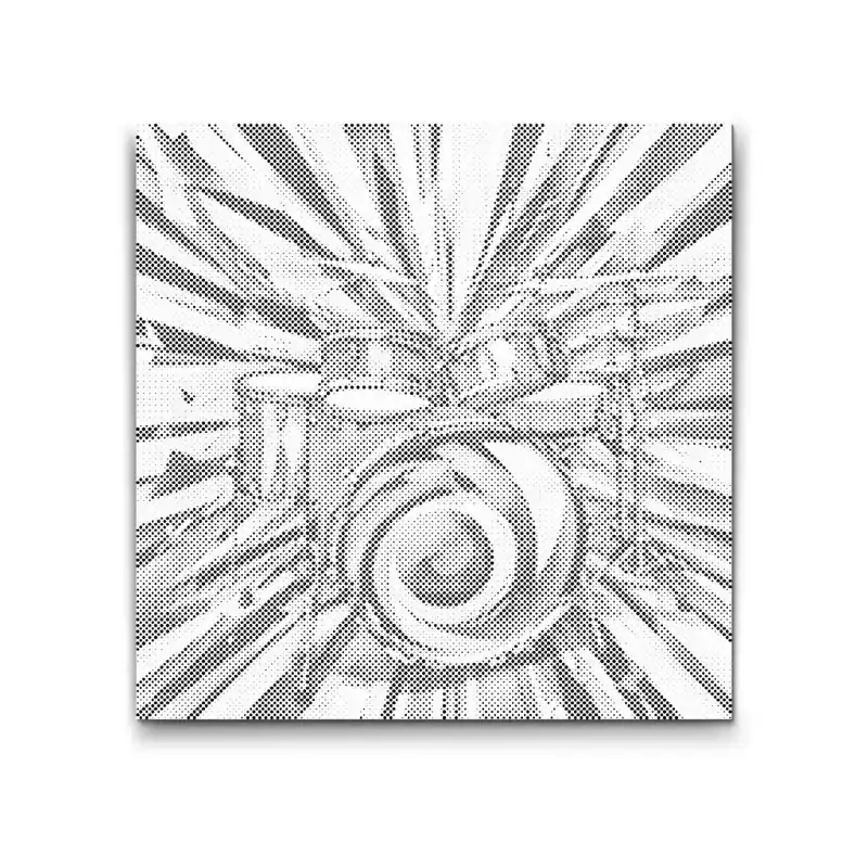 Punktmalerei – Abstraktes Schlagzeug Kostenfreie Lieferung