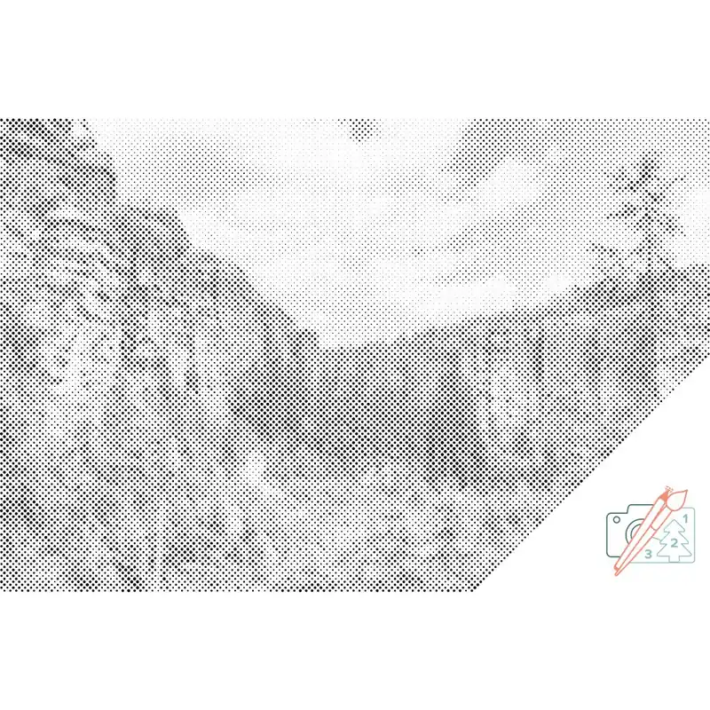 Punktmalerei – Adrspaš-Felsen Echt