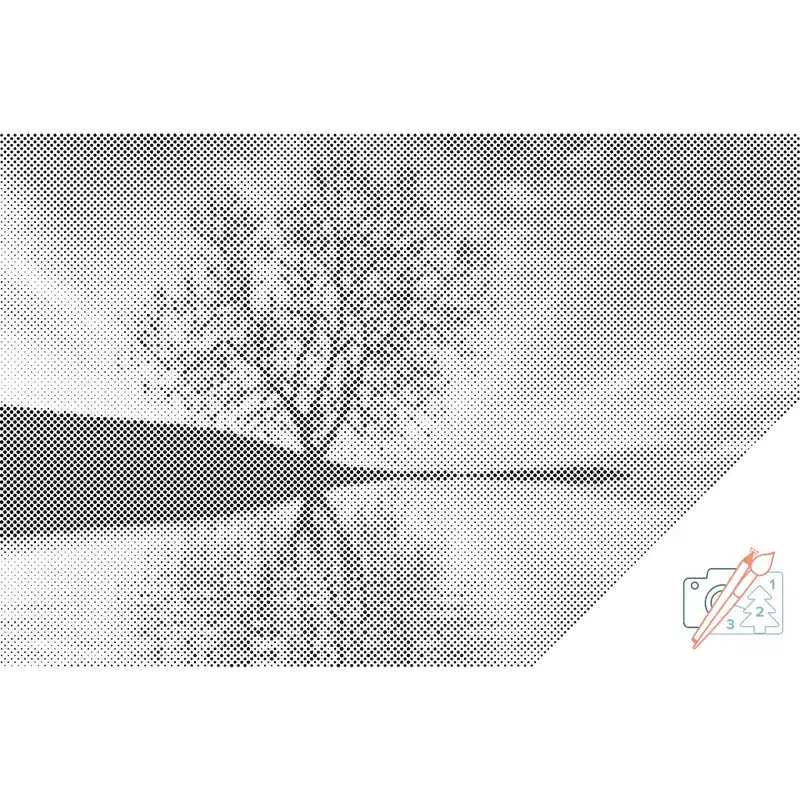 Punktmalerei – Abendstimmung Top-Seller