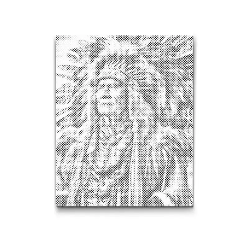 Punktmalerei – Alter Indianer Angebot