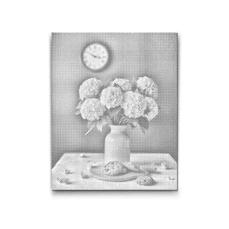 Punktmalerei – Altrosa Hortensien Letzte Chance