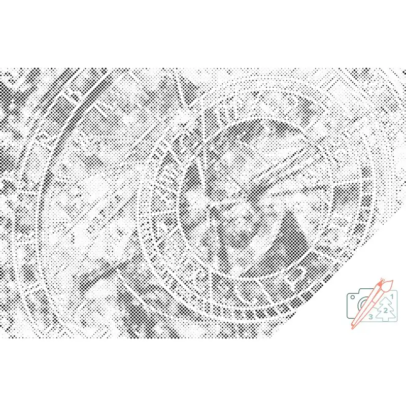 Großhandel Punktmalerei – Astronomische Uhr