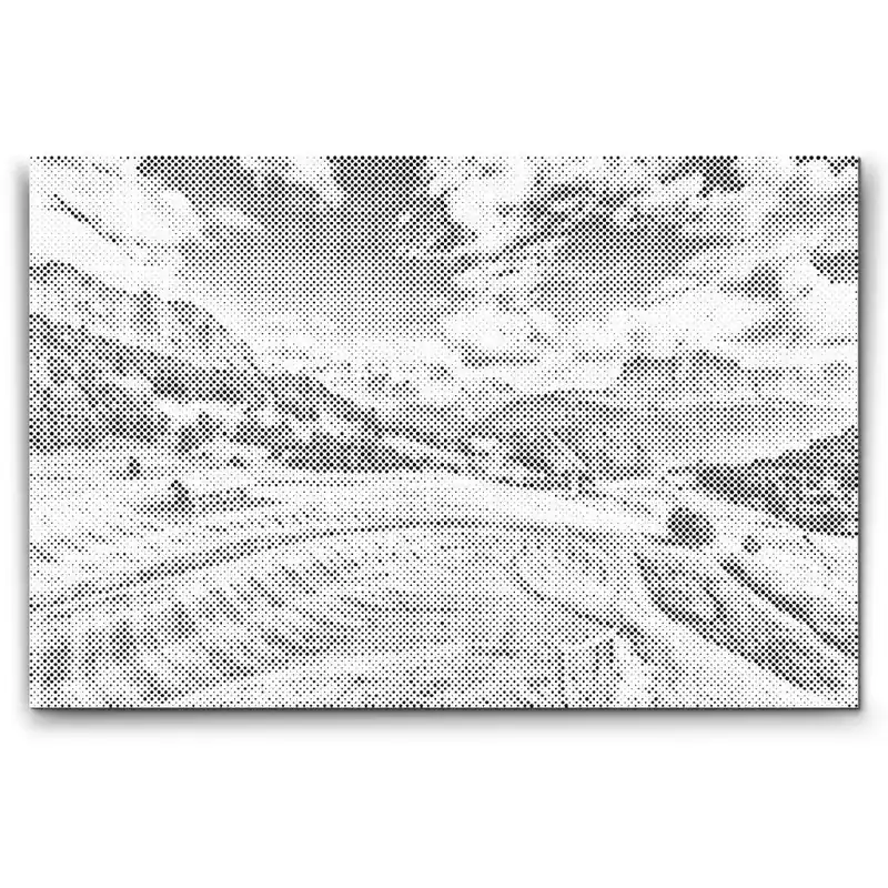 Rabatt Punktmalerei – Auf dem Land