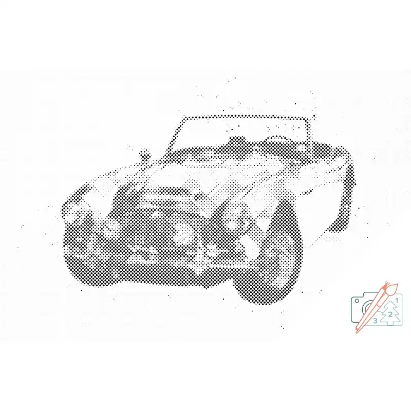 Sofort Bestellen Punktmalerei – Austin Healey