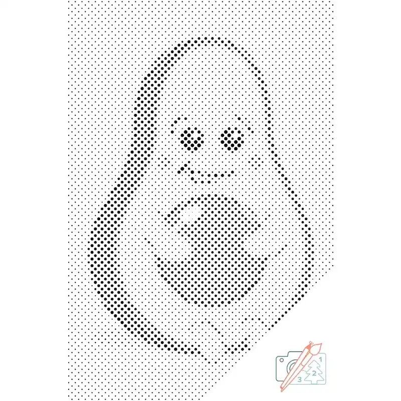 Weltweiter Versand Punktmalerei – Avocado