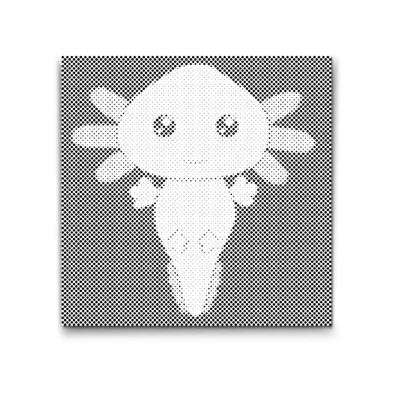 Neue Ware Punktmalerei – Axolotl