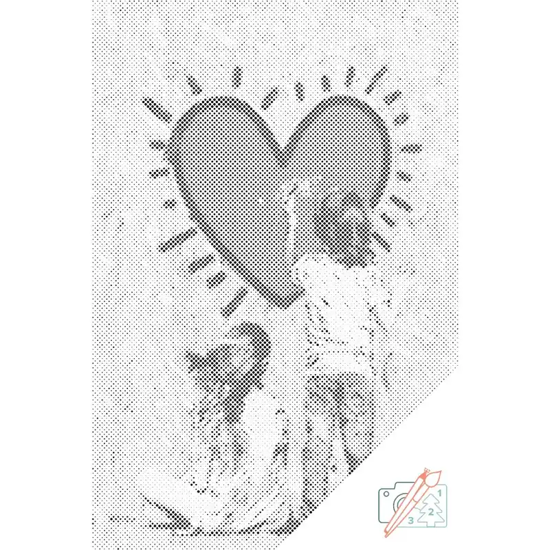 Direktkauf Punktmalerei – Babyliebe