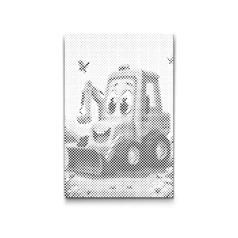 Premium Punktmalerei – Bagger für Kinder