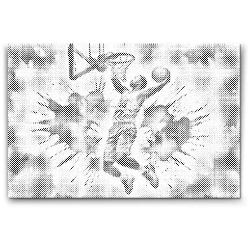 Punktmalerei – Basketball Geld-Zurück-Garantie