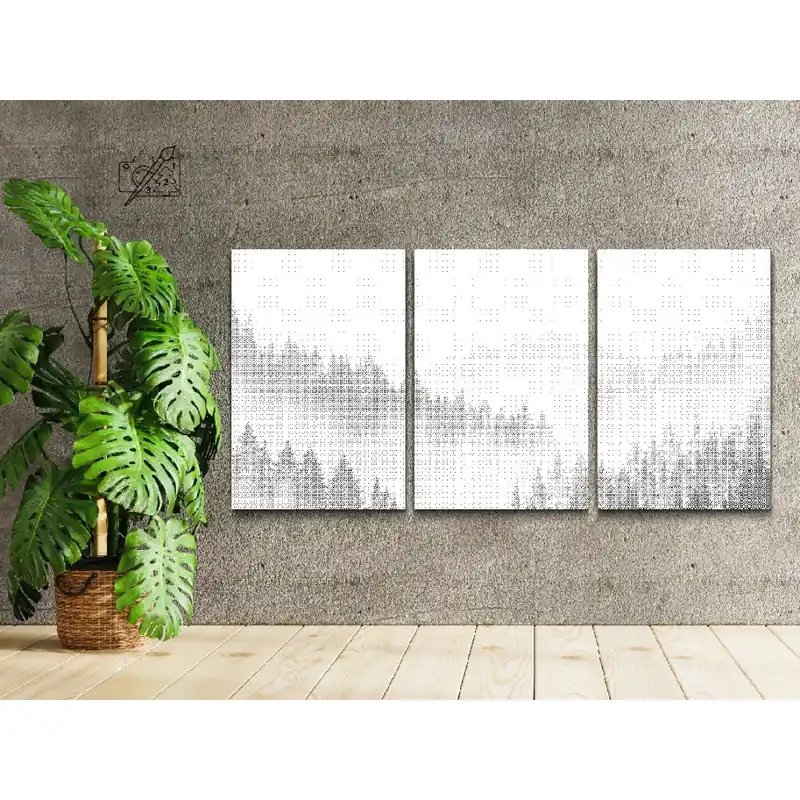 Nur Für Kurze Zeit Punktmalerei – Bäume (3er-Set)