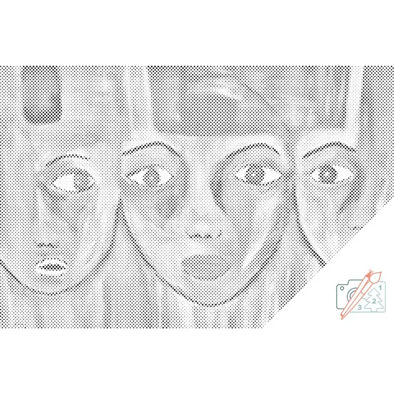 Punktmalerei – Bemalte Gesichter Direktkauf