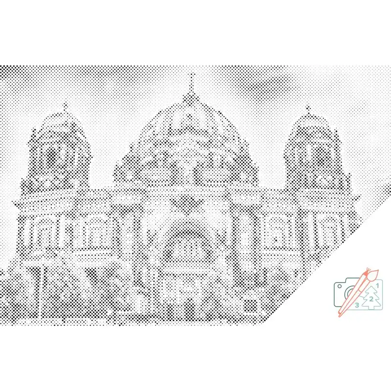 Punktmalerei – Berliner Dom Highlight