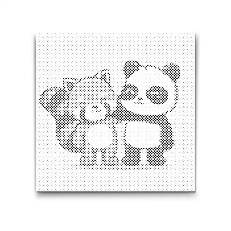 Punktmalerei – Beste Freunde Solange Der Vorrat Reicht