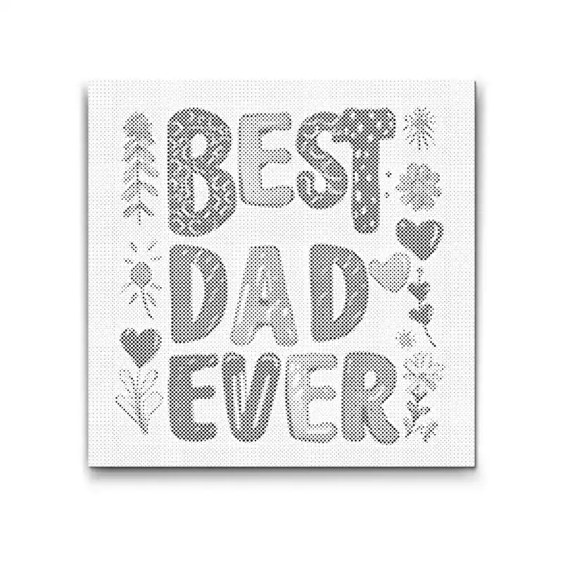 Punktmalerei – Bester Papa Meistverkauft