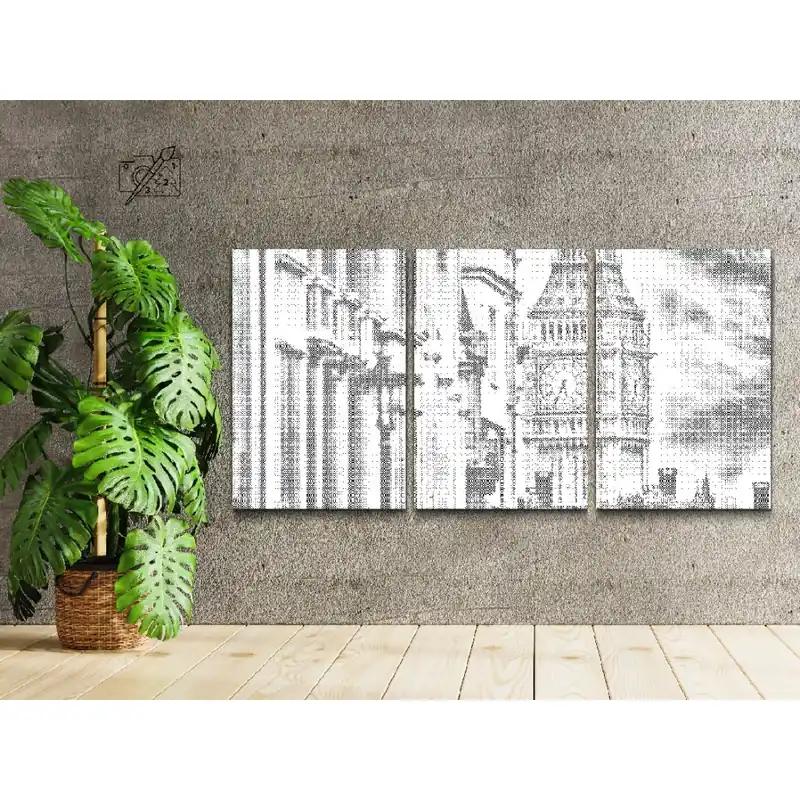 Schneller Versand Punktmalerei – Big Ben 2 (3er-Set)