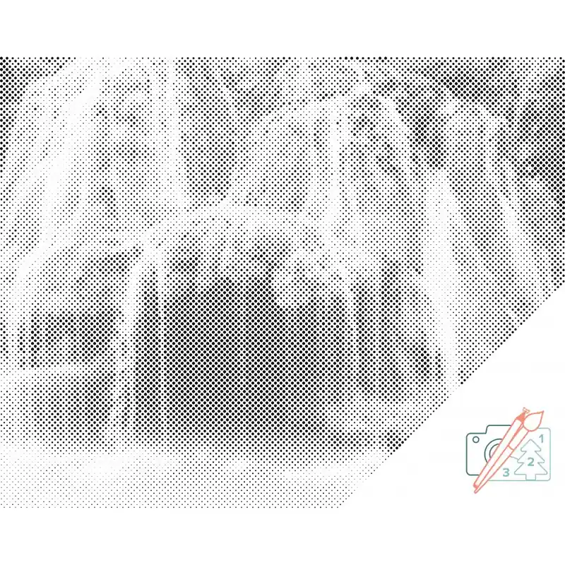 Bestseller Punktmalerei – Bigar Falls, Rumänien