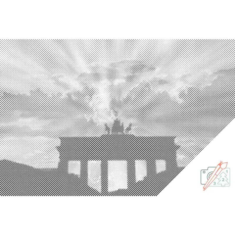Punktmalerei – Brandenburger Tor Markenware