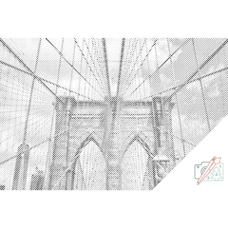Jetzt Bestellen Punktmalerei – Brooklyn Brücke 3