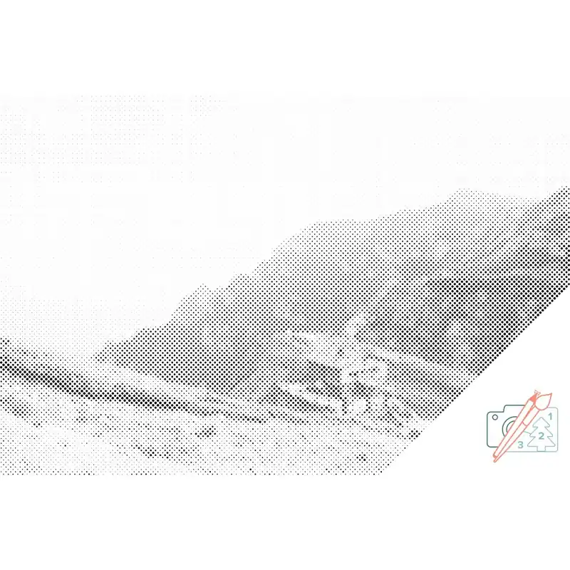 Punktmalerei – Bucegi-Gebirge, Rumänien Aktuell