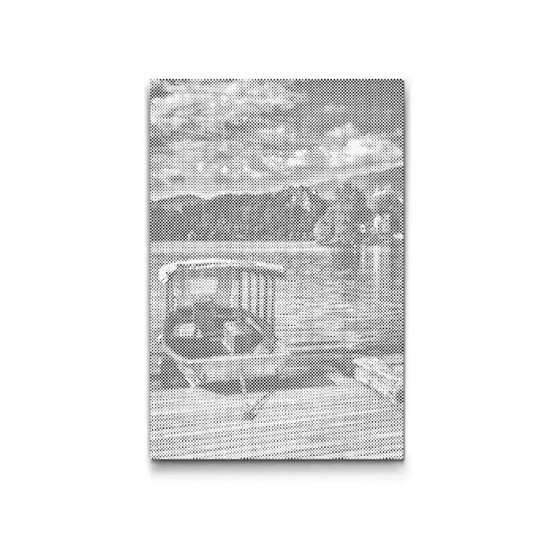 Jetzt Kaufen Punktmalerei – Boot auf dem Bleder See – Slowenien