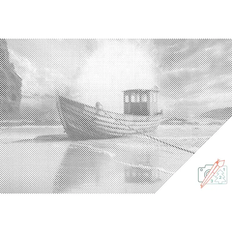 Neue Ware Punktmalerei – Boot auf See 2